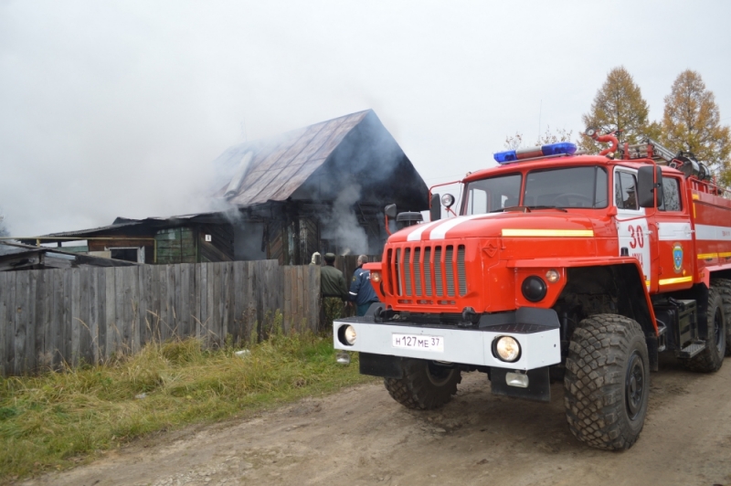Информация о пожарах в Ивановской области за минувшие выходные