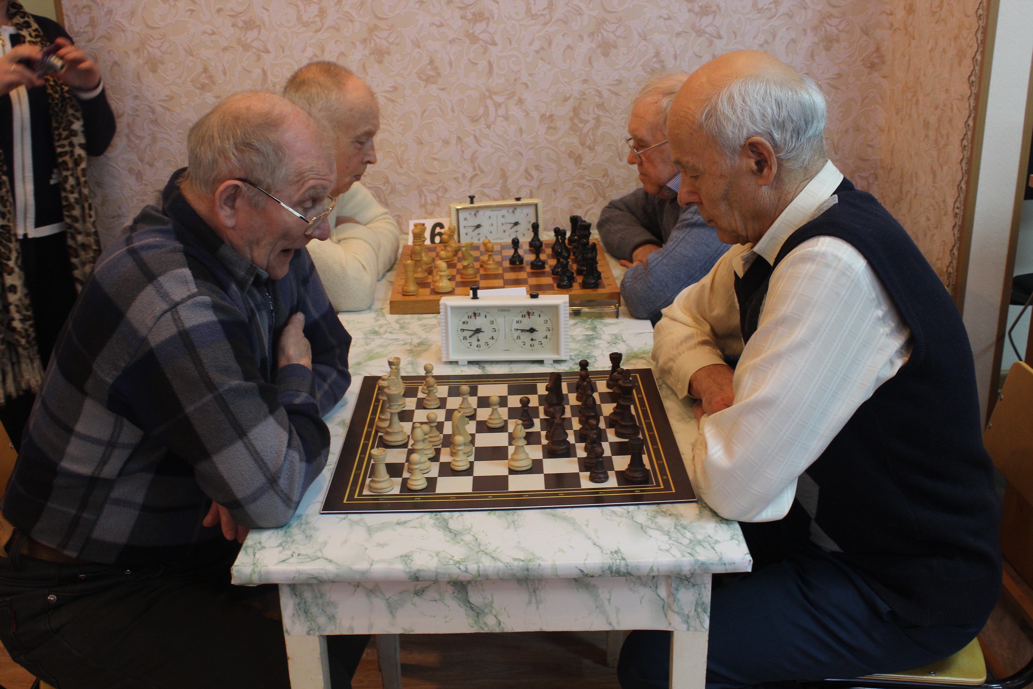 Пенсионеры Ивановской области встретились в поединке за шахматным столом