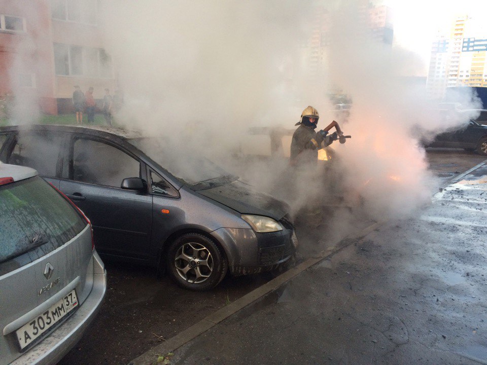 В Иванове сегодня ночью горели автомобили (ФОТО)