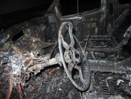В Иванове ночью сгорел автомобиль