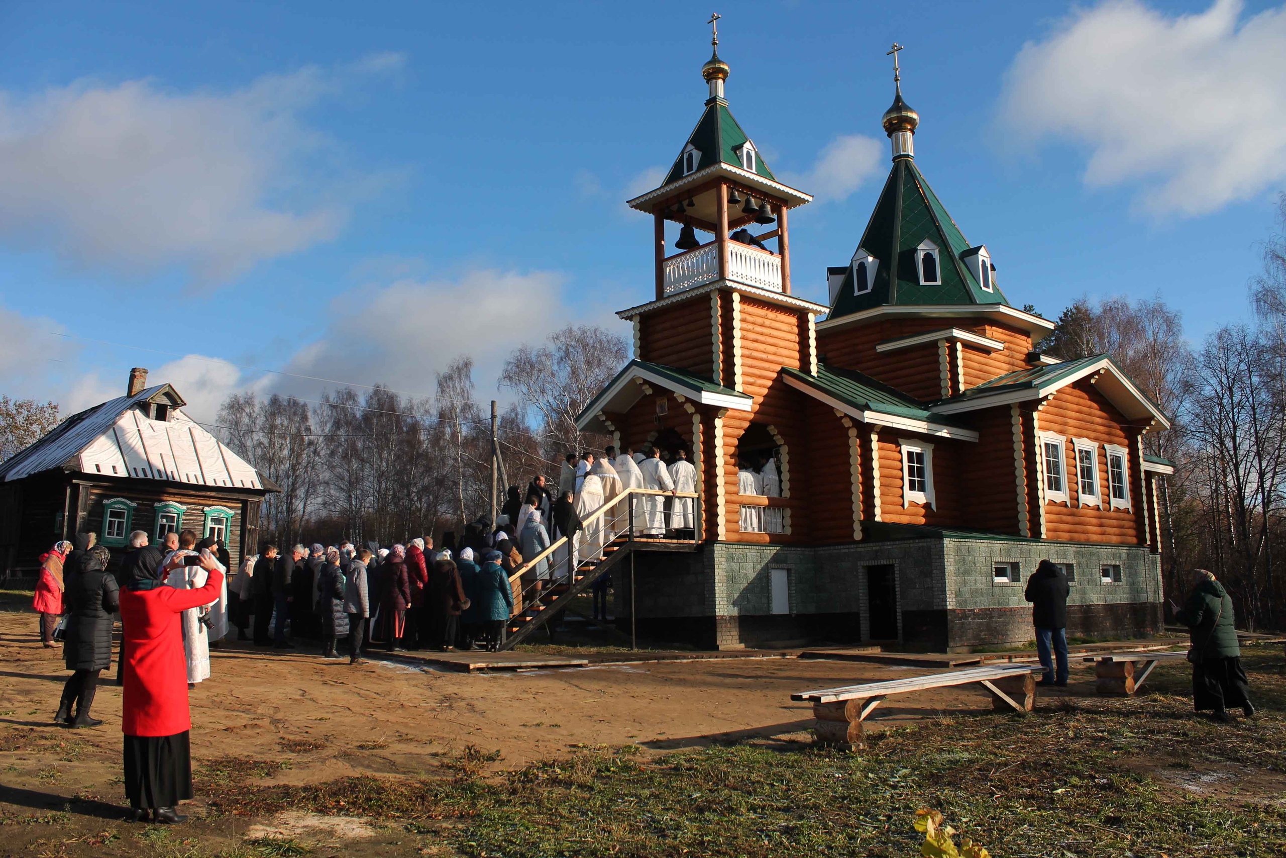 В Ивановской области открыли новый деревянный храм (ФОТО)