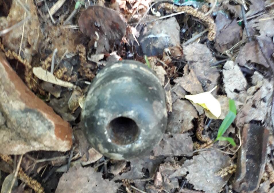 Во дворе ивановского дома нашли гранату