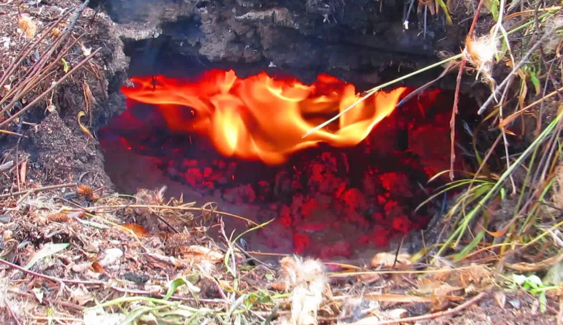 В Ивановской области случился торфяной пожар