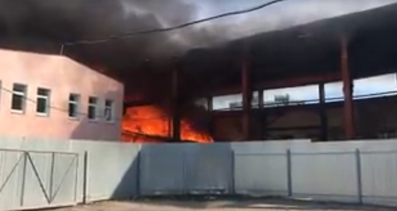 В Иванове потушили крупный пожар