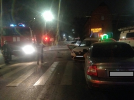 В Ивановской области столкнулись пассажирский автобус и автомобиль
