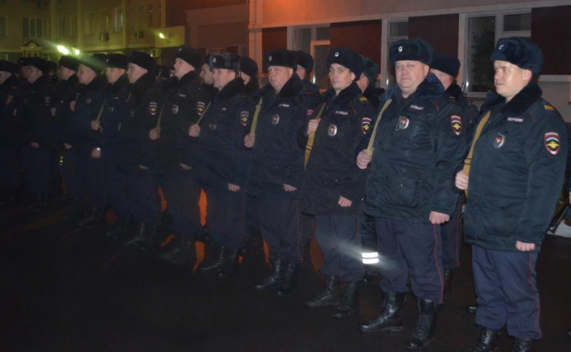 Сводный отряд ивановских полицейских отправился в служебную командировку в Северную Осетию