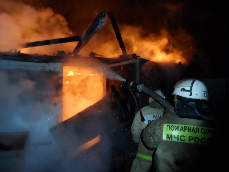 В Иванове горели гаражи