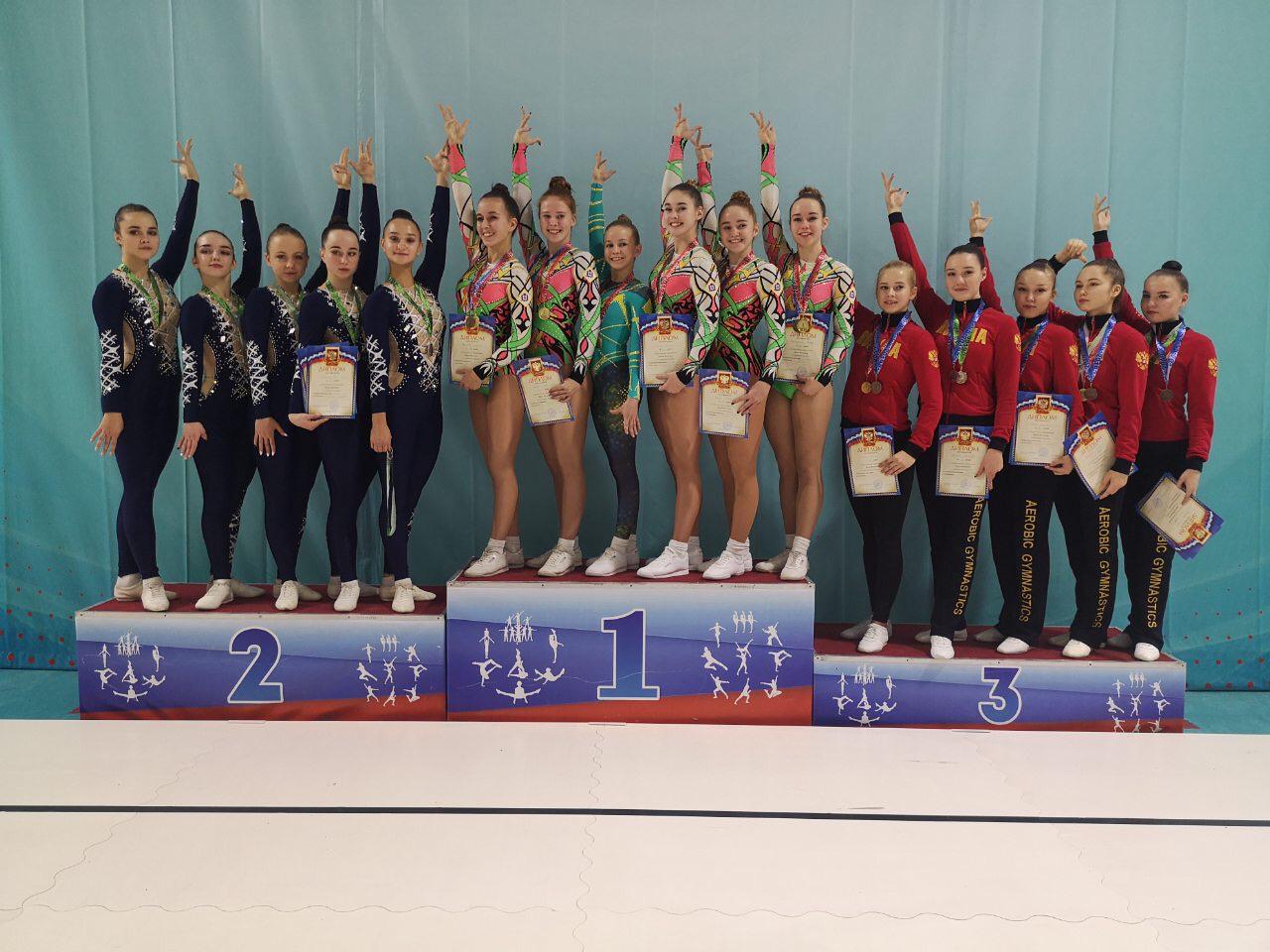 Сборная команда Ивановской области завоевала пять медалей на всероссийском турнире по спортивной аэробике