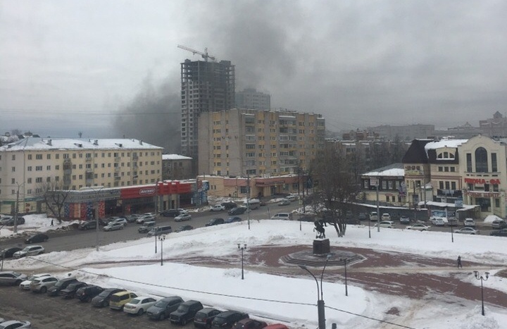 Частный дом сгорел в Иванове