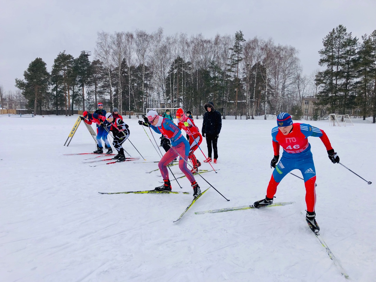 На Спартакиаде вузов Ивановской области устроили лыжные гонки