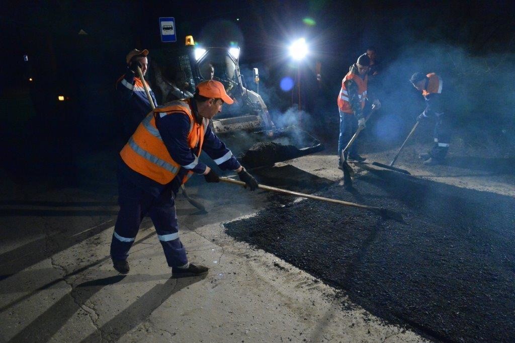 Ямочный ремонт дорог в Иванове ночью будет идти на пяти участках
