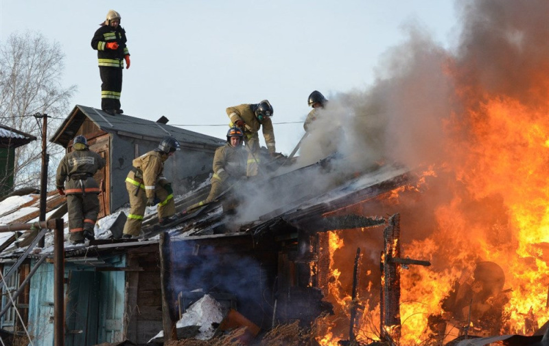При пожаре в Ивановской области погиб мужчина