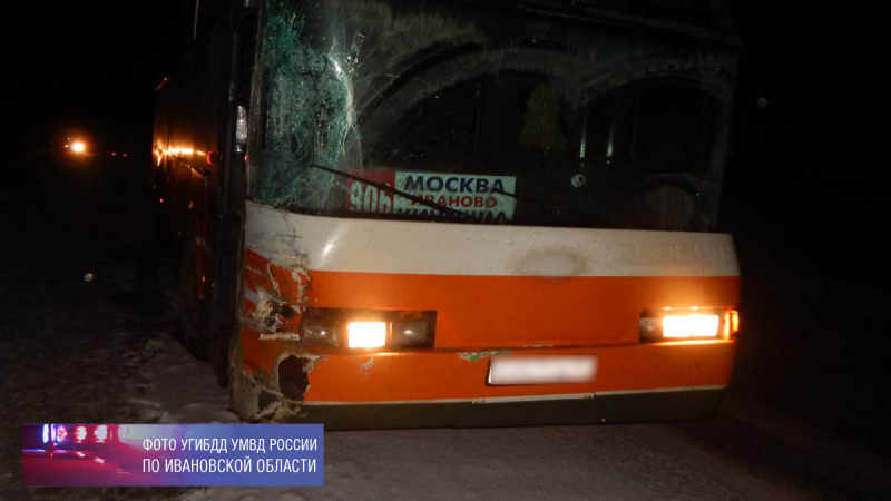 Автобус «Москва – Кинешма» попал в ДТП в Тейковском районе