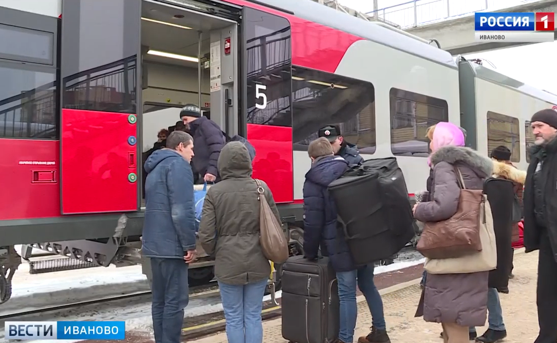 Направление «Москва-Иваново» вошло в десятку самых популярных железнодорожных маршрутов зимы 
