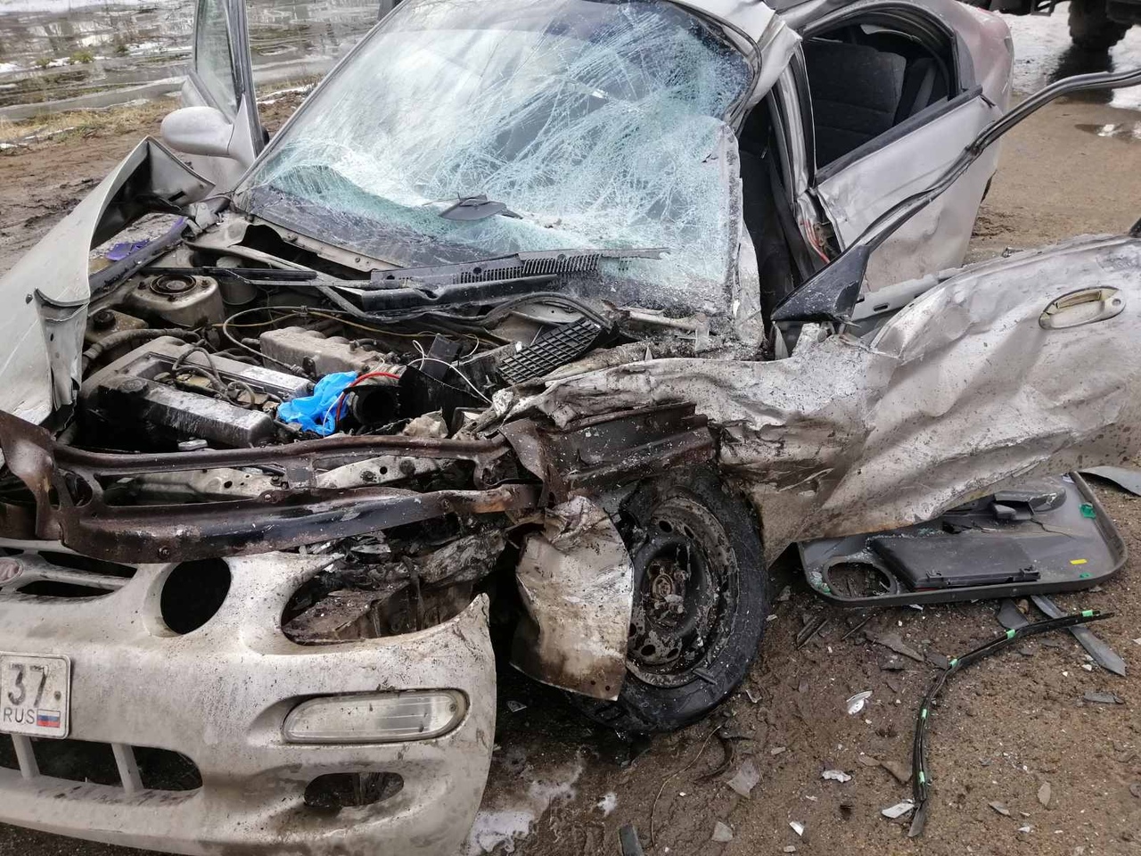 Два человека погибли в автоаварии на трассе Иваново-Шуя (ФОТО)