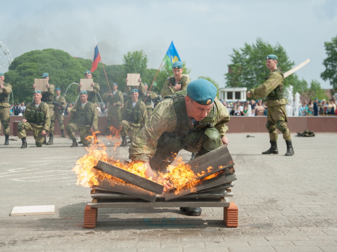 Ивановская 98-ая дивизия ВДВ отмечает 76-летие