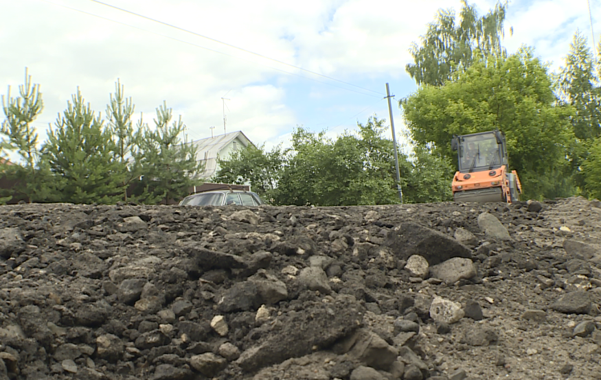 В местечке Курьяново приступили к ремонту дорог частного сектора