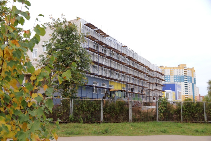 К концу года закончат строительство пристройки к ивановской гимназии №36