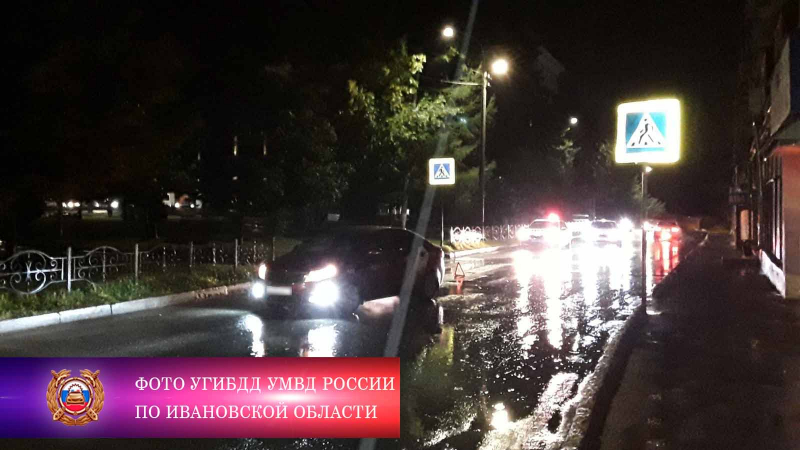 В Иванове водитель такси сбил на «зебре» 18-летнего пешехода (видео)