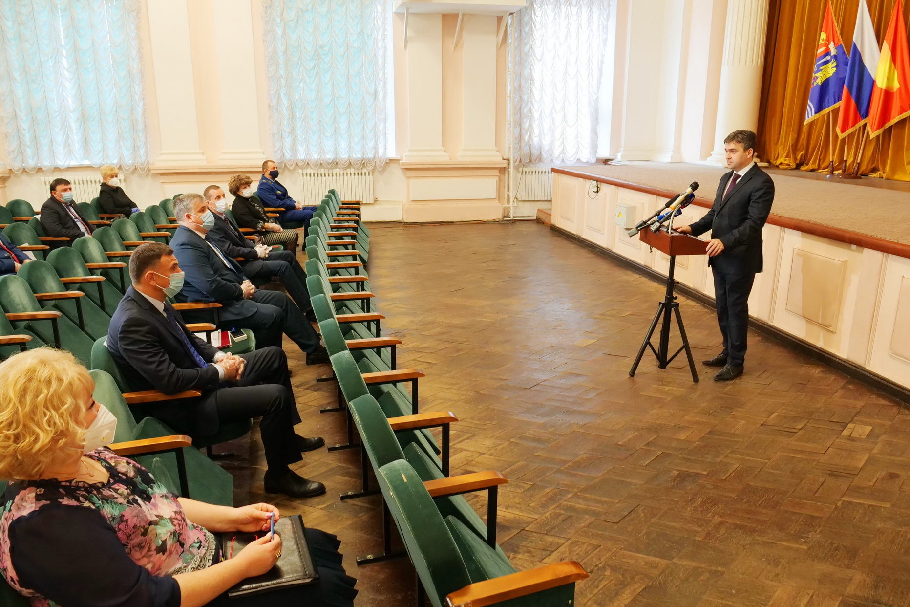 Первое заседание депутатов Шуйской городской думы нового созыва посетил глава региона