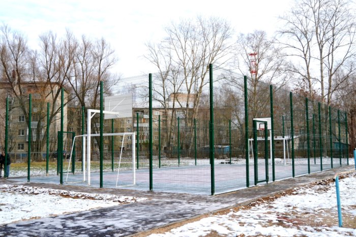 Ещё в одной ивановской школе появилась новая спортивная площадка