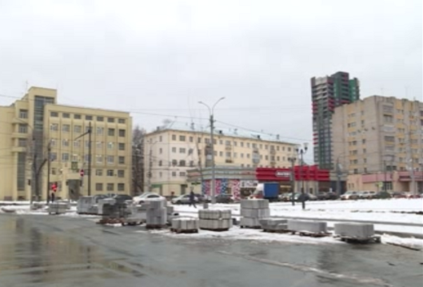 Благоустройство площади Победы в Иванове затягивается
