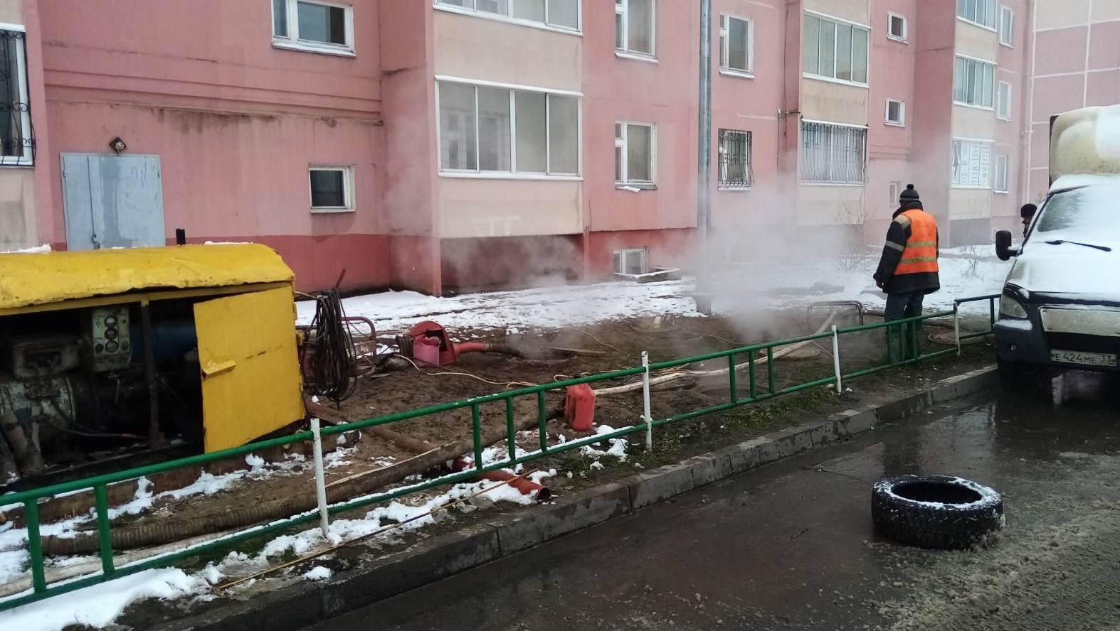 Из-за аварии в Иванове без тепла остались 23 дома, два детских сада и школа