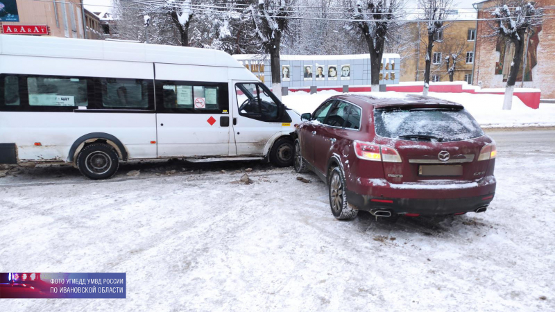 Пассажирка маршрутки пострадала в ДТП в Фурманове