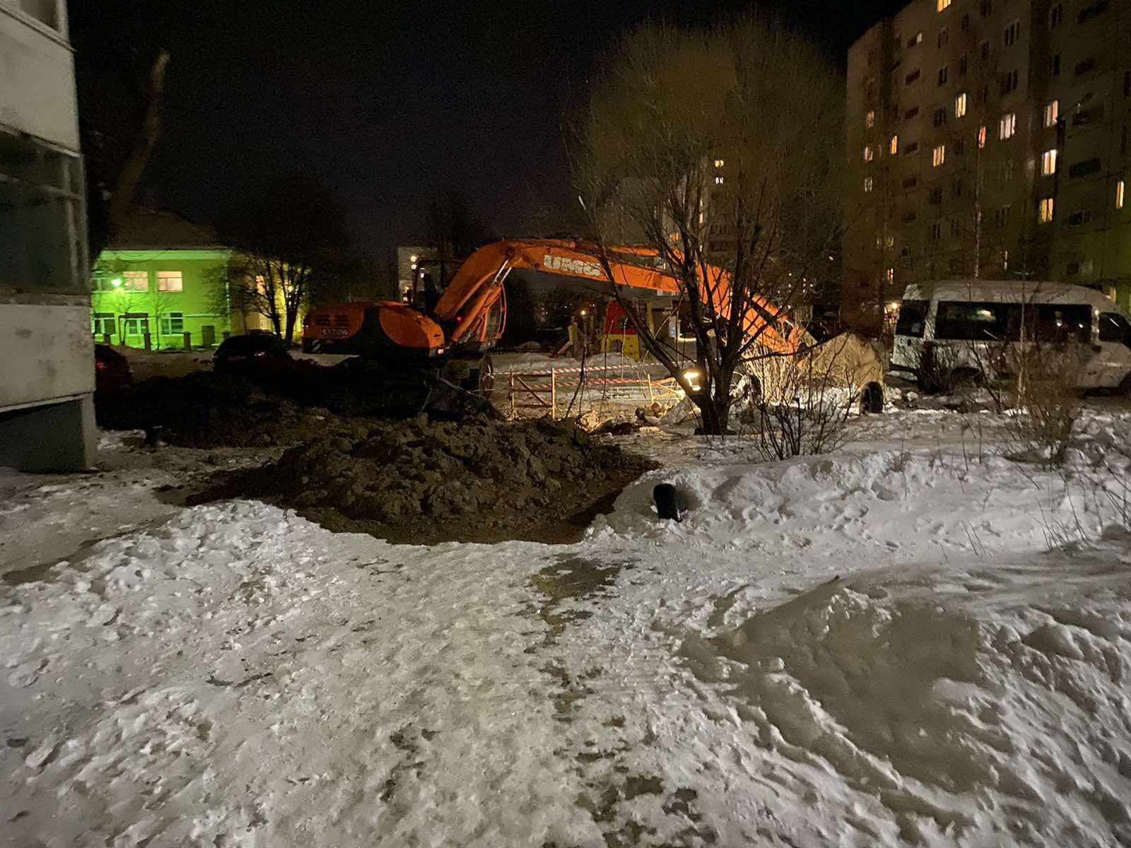 В Иванове устранили крупную коммунальную аварию