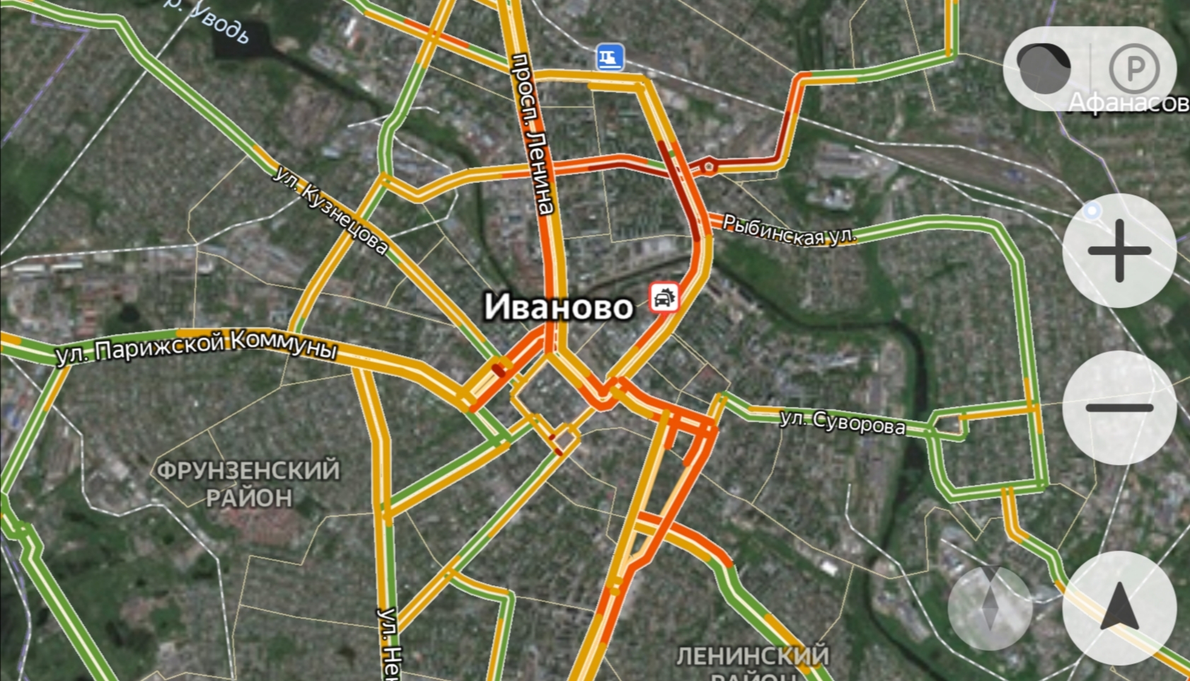 Пользователи социальных сетей жалуются на транспортный коллапс в Иванове