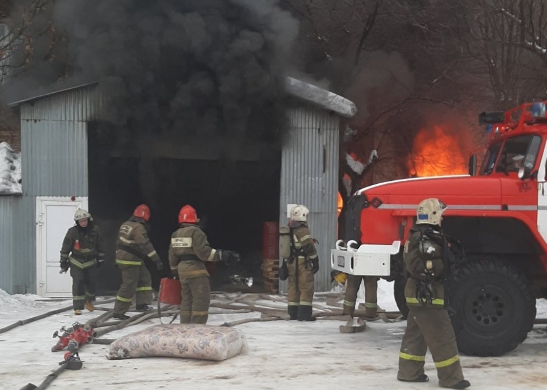 В Иванове произошел пожар на производстве