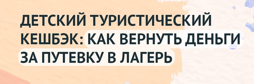 Правительство Ивановской области опубликовало пошаговую инструкцию по возврату кэшбэка за путёвки в детские лагеря