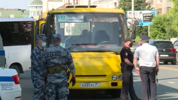 8 протоколов за нарушение масочного режима в транспорте составили в Иванове при очередной проверке (видео)