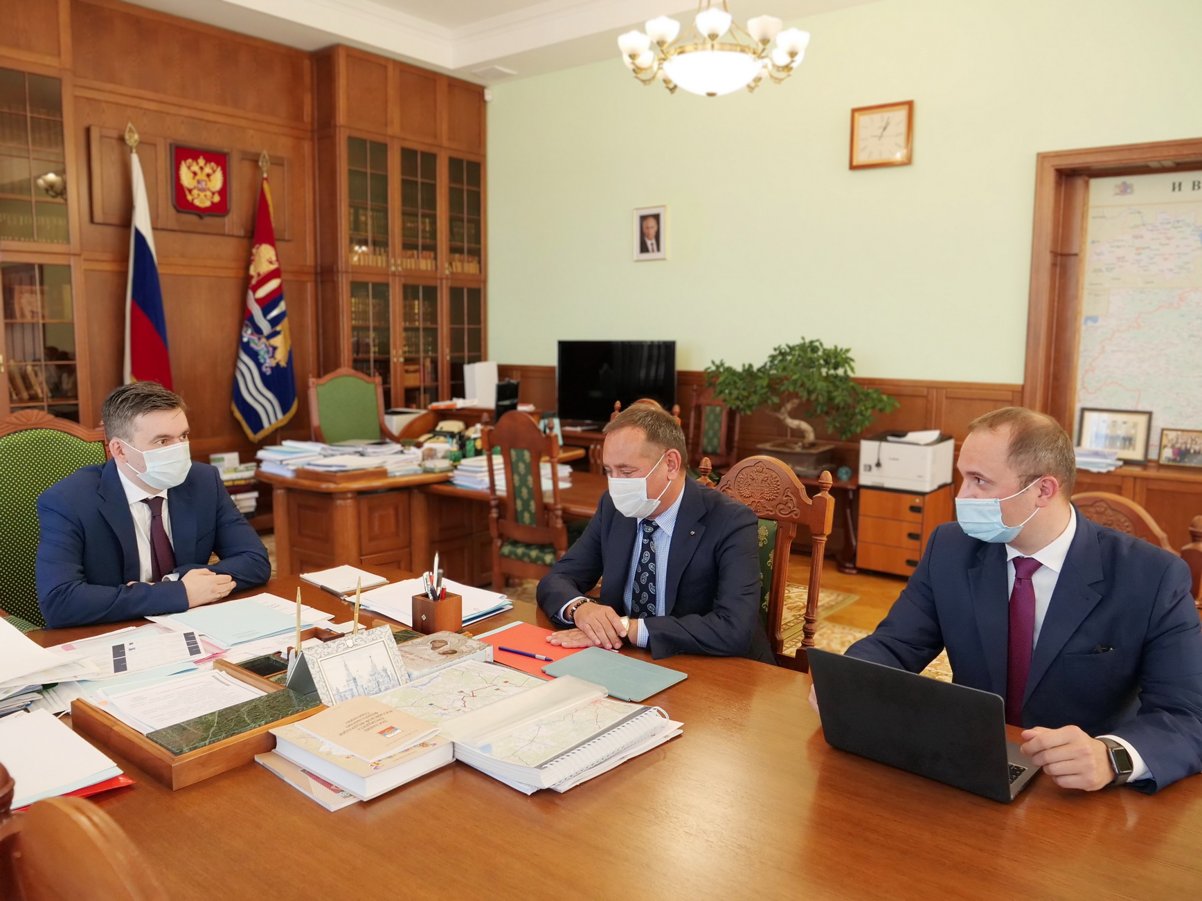 Глава Ивановской области встретился с новым управляющим отделением Сбербанка в регионе