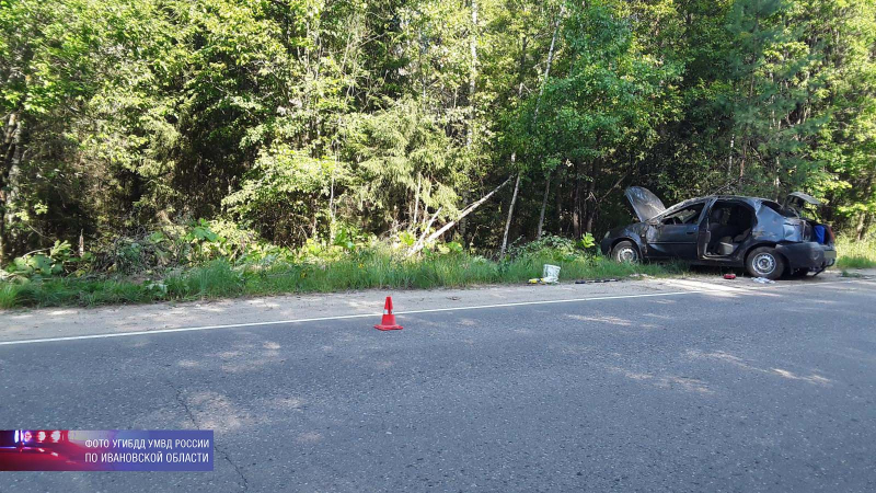 В Ивановском районе автомобилист вылетел в кювет и сбил велосипедиста