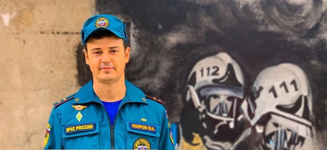 Ивановский спасатель создает граффити о своей профессии
