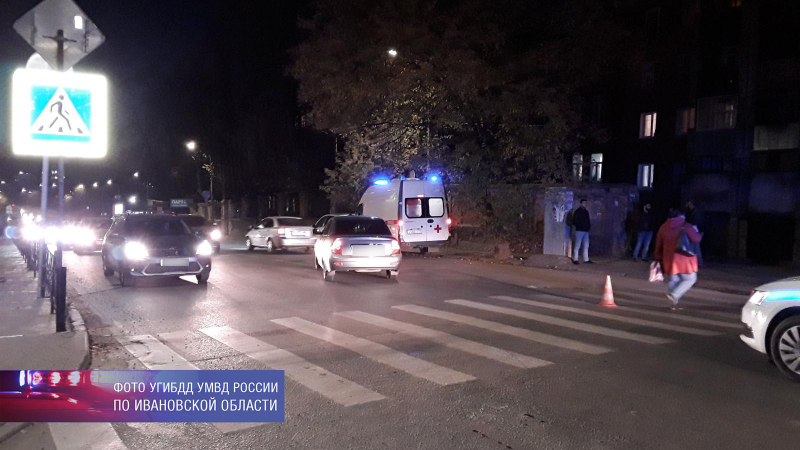 19-летний водитель в Иванове сбил подростка на «зебре»