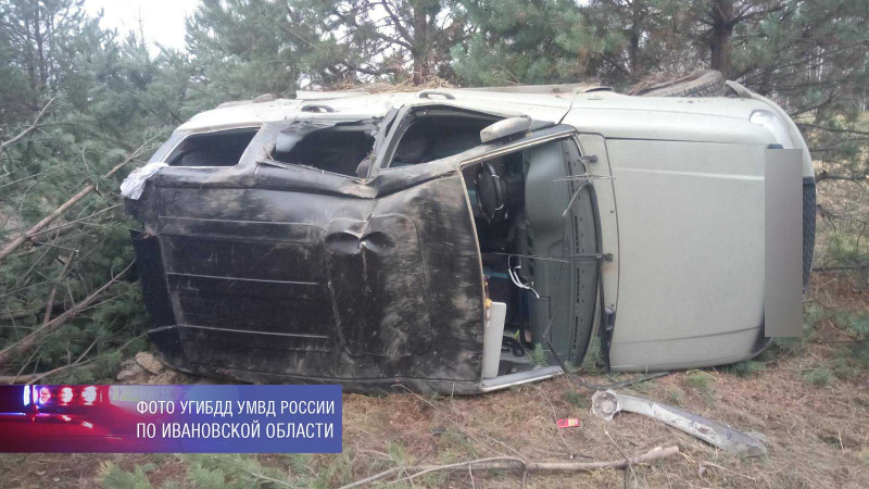 Нетрезвый водитель из Ивановской области пострадал в ДТП