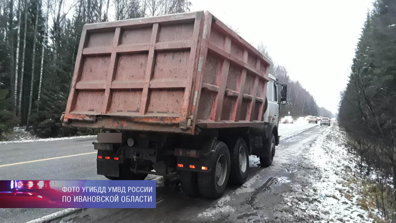 Отвалившееся от «МАЗа» колесо спровоцировало ДТП на трассе Иваново – Родники