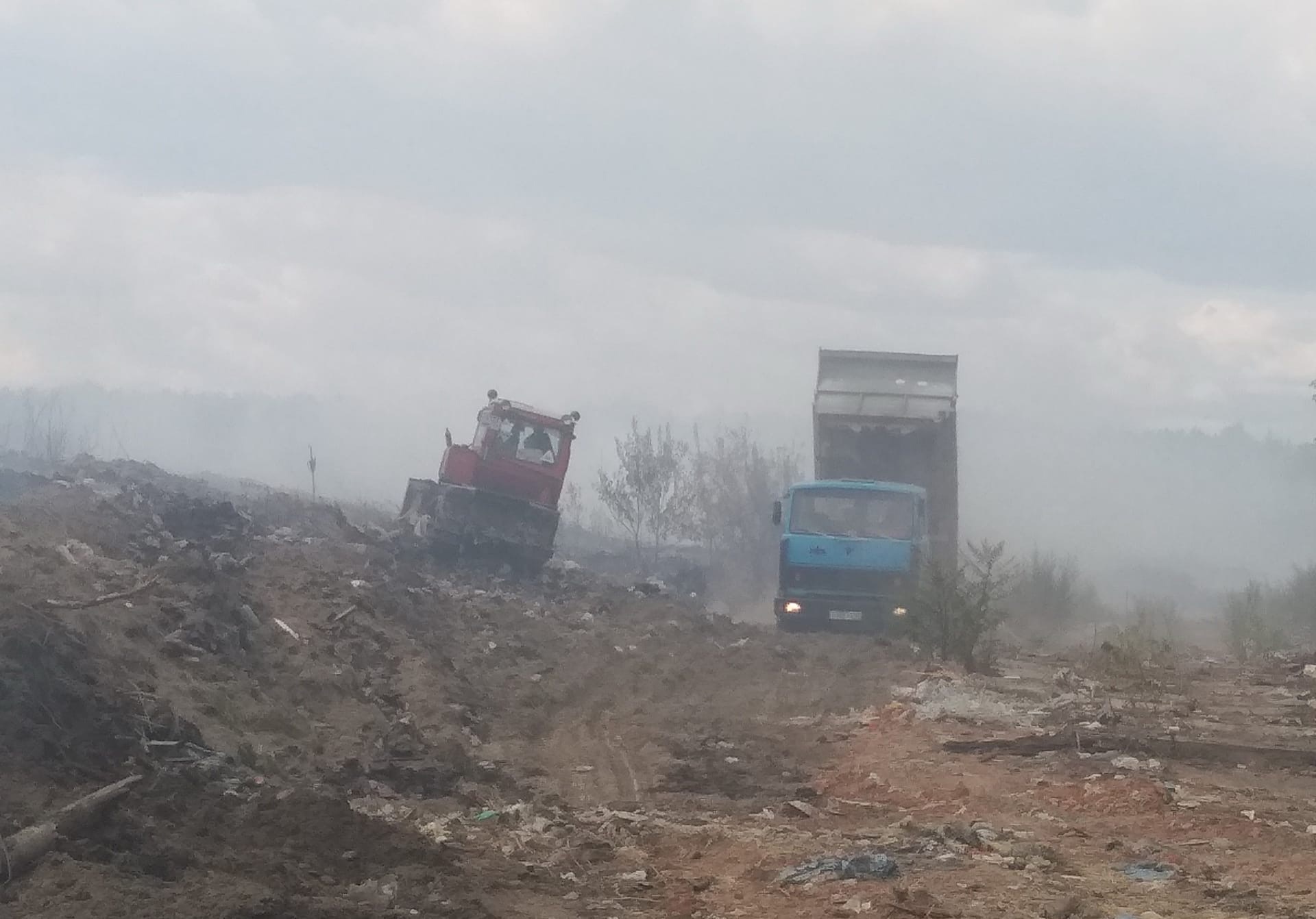 В Пучеже водитель мусоровоза получил тяжёлые травмы при погрузке ТБО