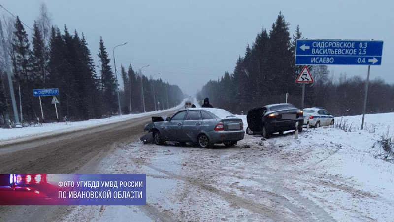 Трое детей за сутки пострадали в ДТП на дорогах в Ивановской области