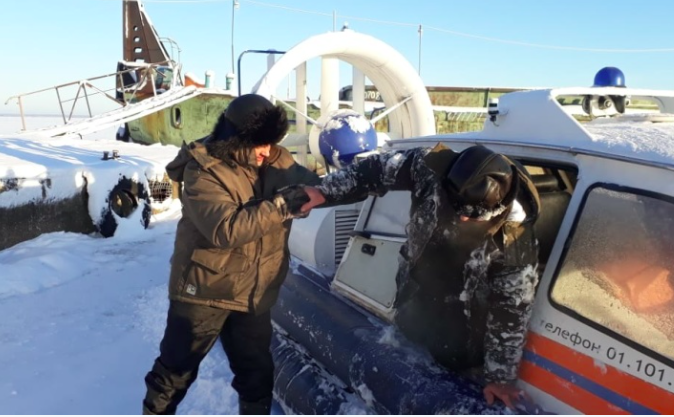 Провалившегося под лёд рыбака спасли в Юрьевце
