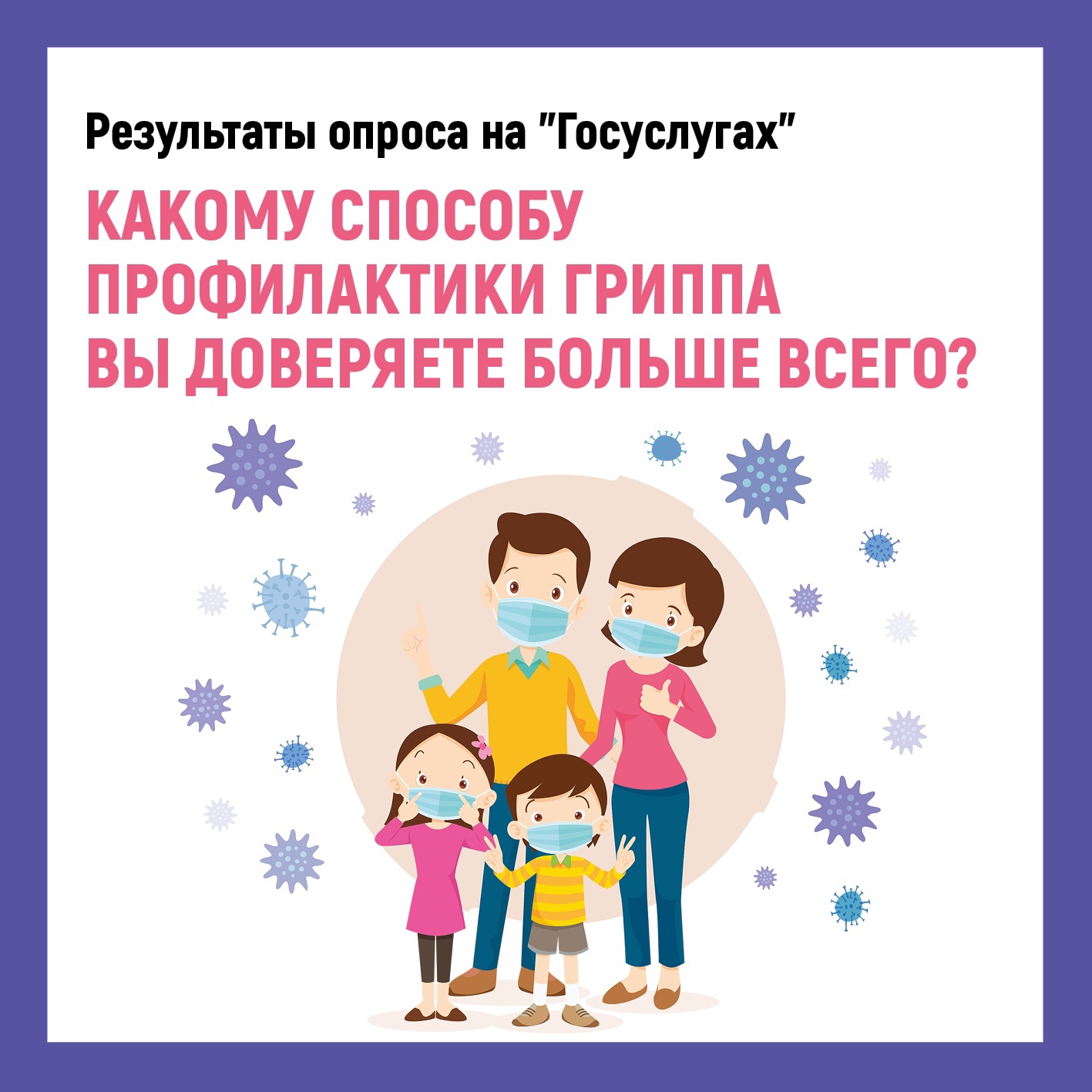 Жители Ивановской области назвали наиболее действенные меры профилактики гриппа
