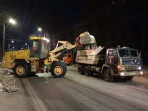 С начала сезона с улиц Иванова вывезли более 41 000 кубометров снега