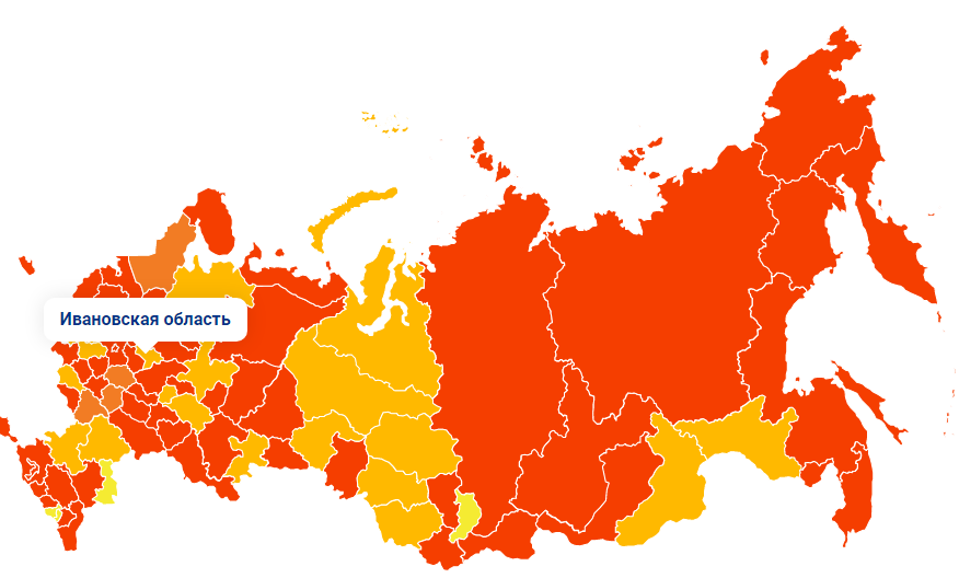 За сутки в Ивановской области выявили 56 случаев коронавируса