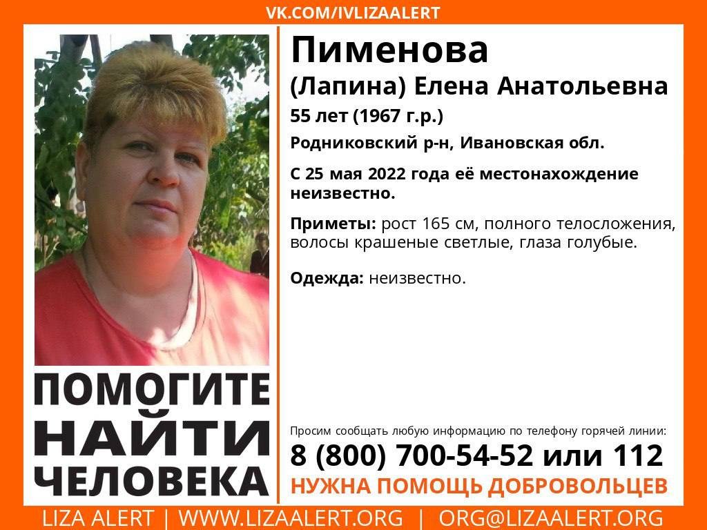 Жителей Ивановской области просят помочь в поиске женщины, пропавшей месяц назад