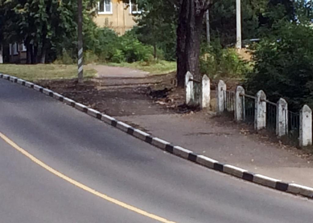 В Пучеже начали ремонтировать тротуары