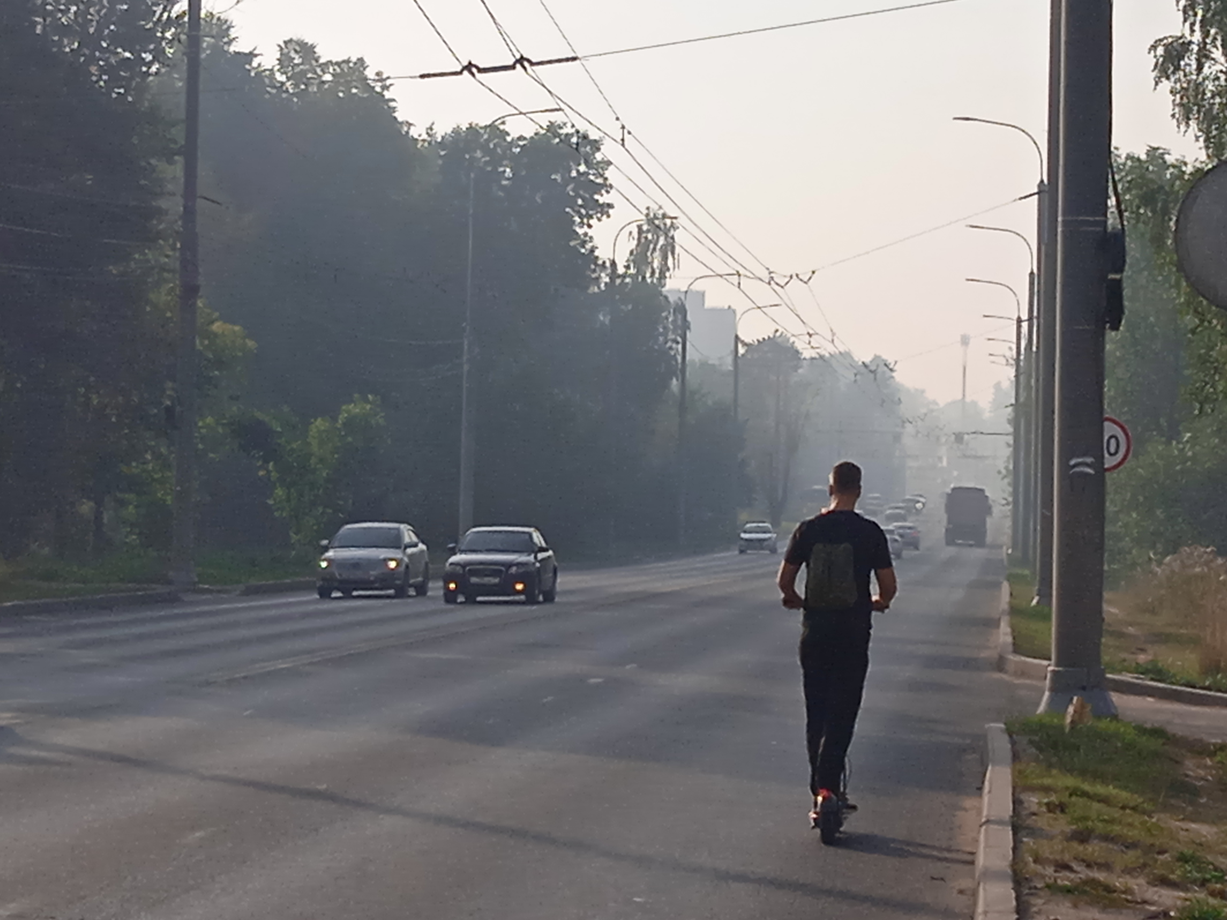 Дым от лесных пожаров добрался до Иванова