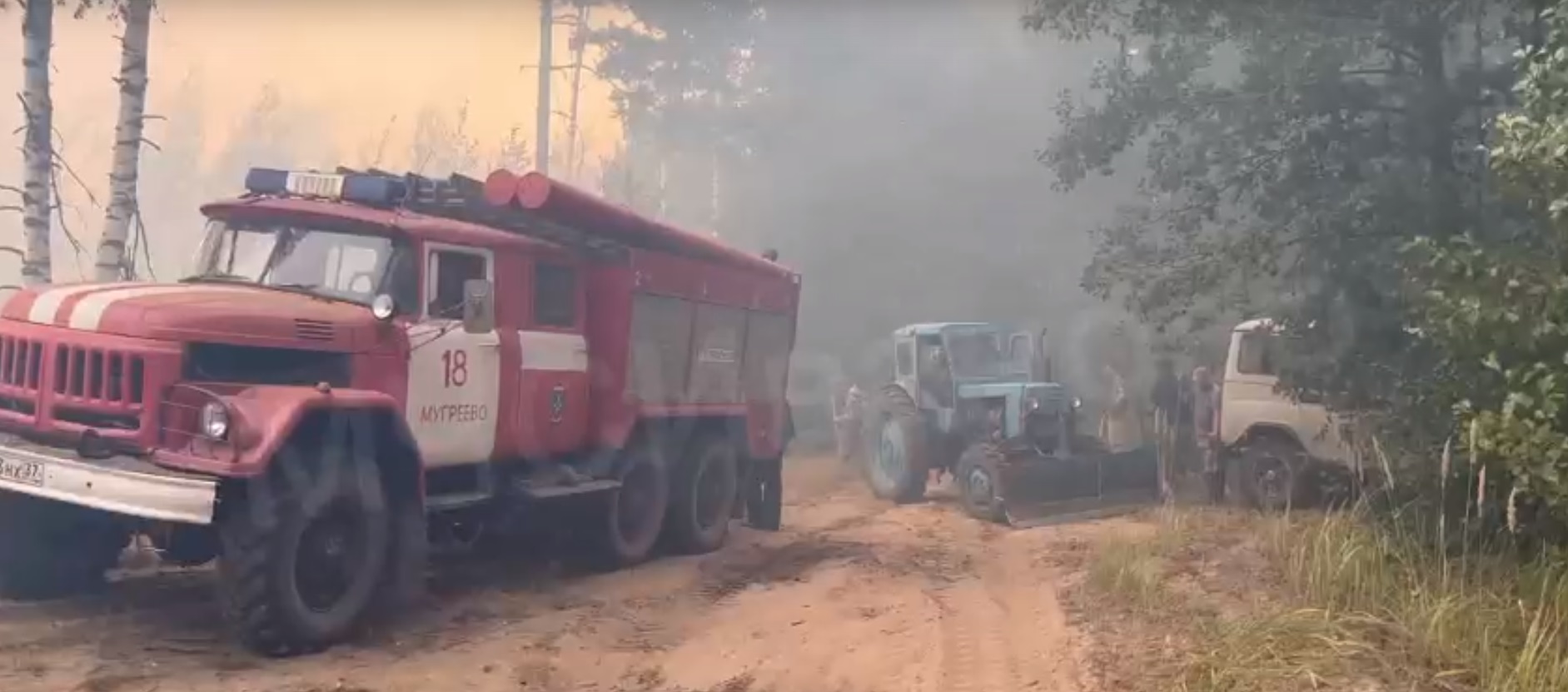 В Ивановской области обнаружили еще один лесной пожар у Талиц