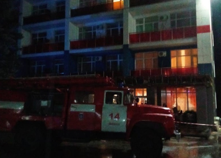 В Ивановской области произошел пожар в санатории